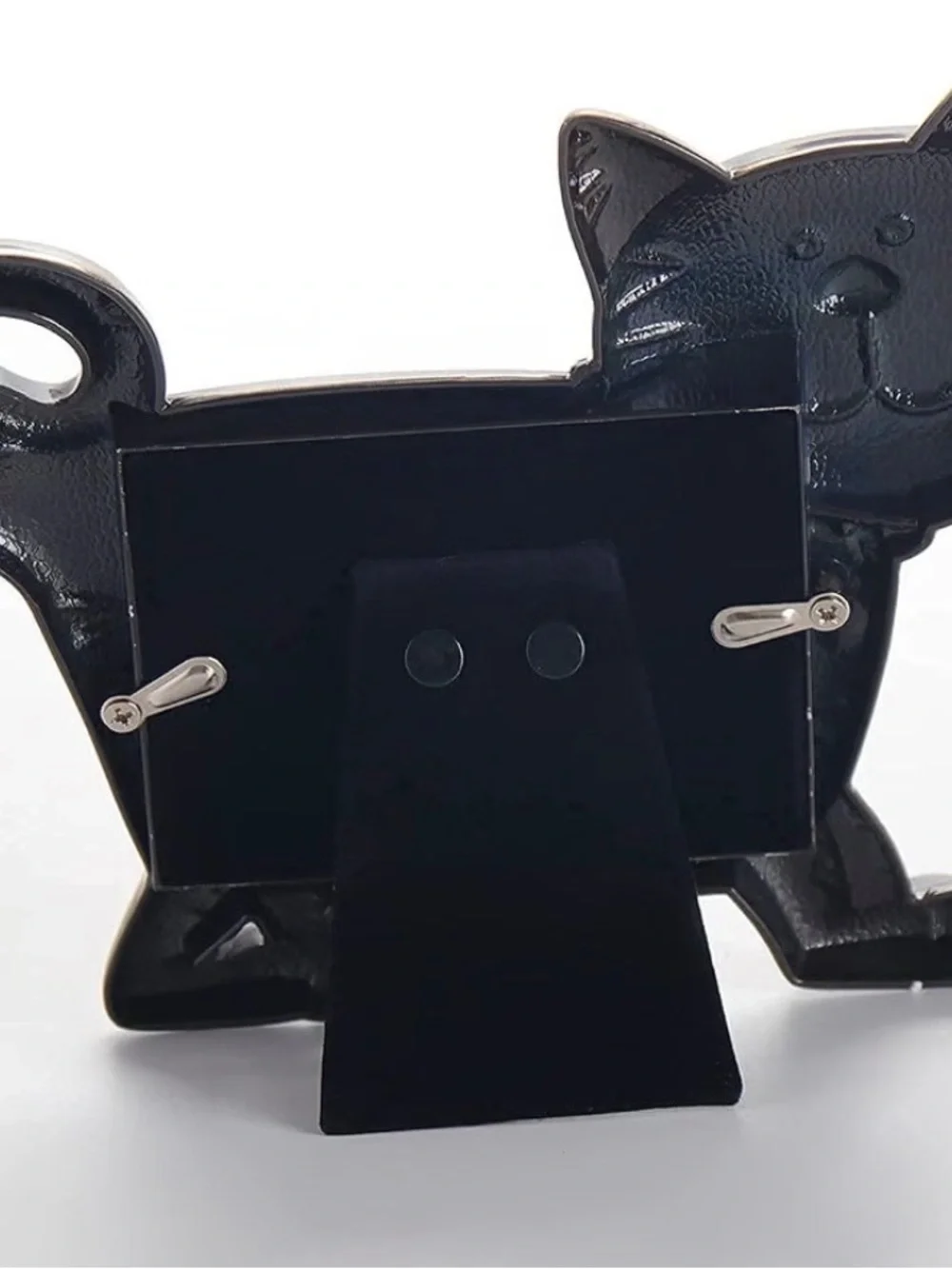Silver Cat Photo Frame - Silver Cat Picture Frame